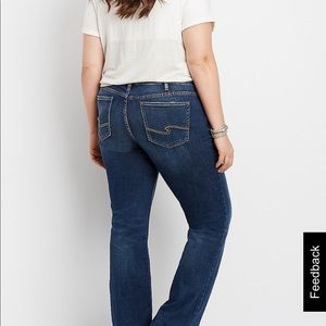 Plus Sized Silver Jeans Aiko Bootcut Size 16